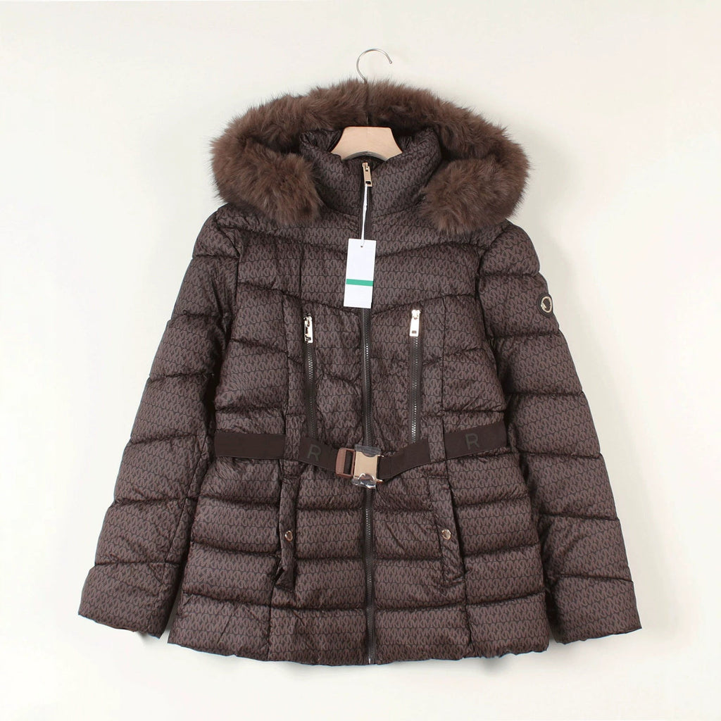 MK Jaqueta Puffer com Cinto