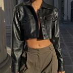 Elisa | Elegante Kunstlederjacke