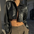 Elisa | Elegante Kunstlederjacke