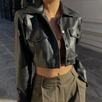 Elisa | Elegante Kunstlederjacke